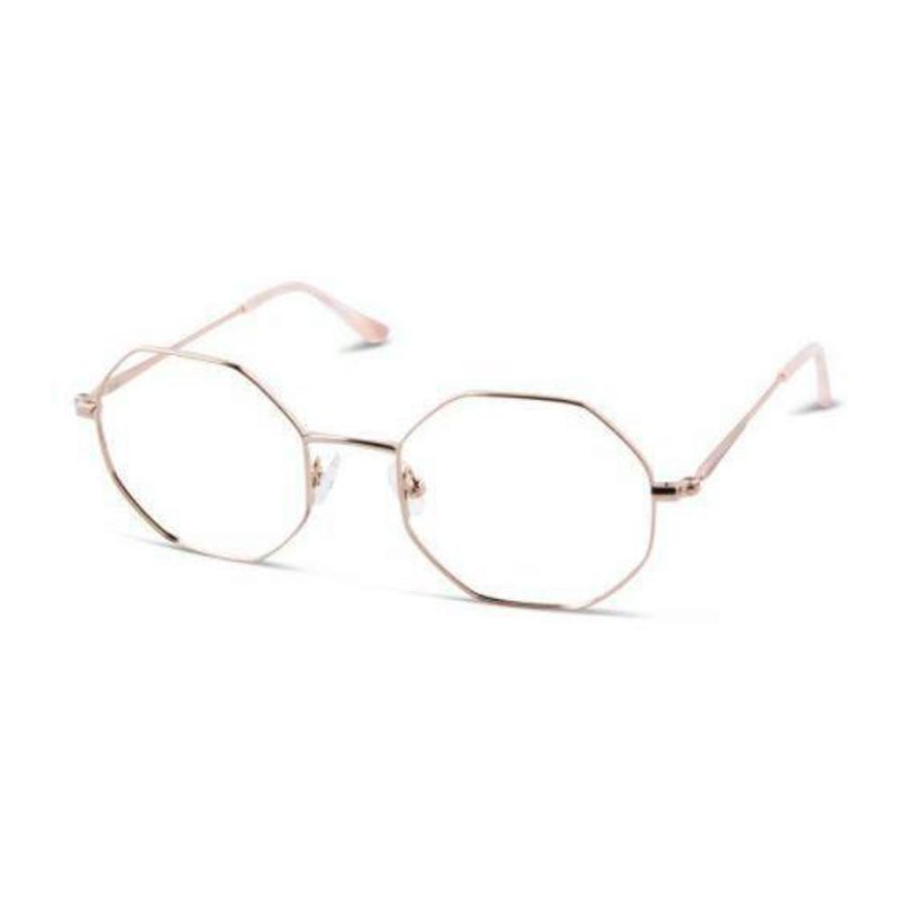 NEW Thin & Light QUILL Rose Gold COCO Eyeglasses 48/19/145 with Case